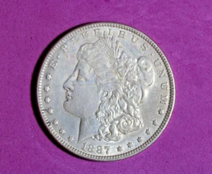 1887- MORGAN One Dollar Coin #P25391 - Picture 1 of 2