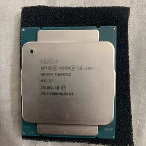 Intel Xeon E5-2603 v3 1.6GHz 15MB 6.4GT/s 2011-3 LGA SR20A CPU Processor - Picture 1 of 6