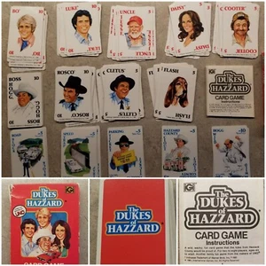 Vintage 1981 DUKES of HAZZARD Card Game COMPLETE - From The Makers Of UNO - Picture 1 of 13