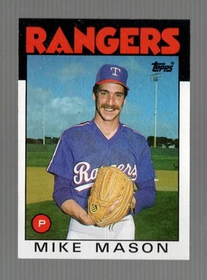 1986 Topps Mike Mason Texas Rangers #189 Near Mint or Better - Image 1 of 2