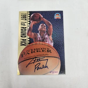 1997 Score Board Basketball Signatures Gold /300 Anthony Parker Rookie Auto RC - Picture 1 of 2