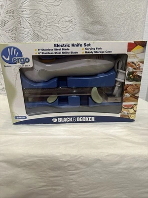 Juego de cuchillos eléctricos Black and Decker EK650 Ergo nuevos en caja Foto 1 de 4