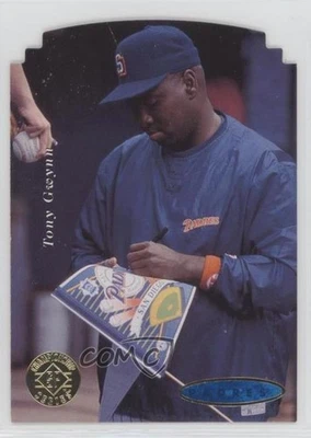 1995 SP Championship Series Die-Cut Tony Gwynn #90 HOF - Image 1 of 2