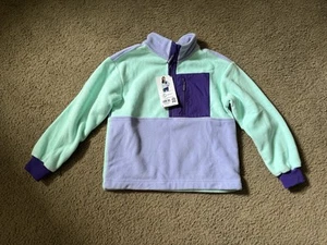 Member's Mark Girls Relaxed Fit Half-Zip Easy Pull-On Fleece Jacket Size 7/8 - Picture 1 of 7