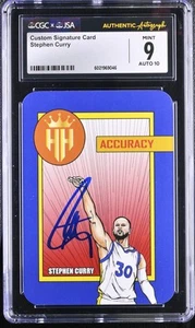 00 CGC Cards Stephen Curry CGC 9 Auto 10 - Picture 1 of 2