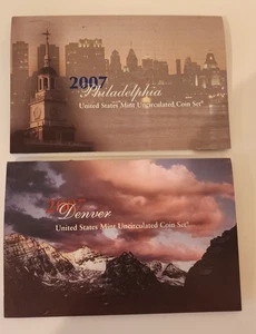 2007 U.S. Uncirculated Mint Set * P & D * 28 Piece Set * In Original Holders - Picture 1 of 6