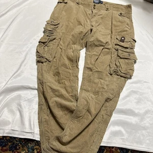 Polo Ralph Lauren Corduroy Parachute Pants Men Size M Used Vintage - Picture 1 of 7
