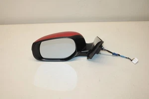 14-19 INFINITI Q50 DRIVER LEFT SIDE SIGNAL POWER DOOR MIRROR RED - Picture 1 of 15