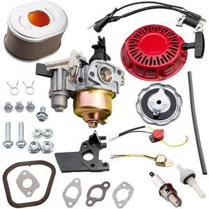Carburetor Recoil Starter Assembly Tune up kit for Honda GX120 GX160 GX200 4H... - Picture 1 of 9