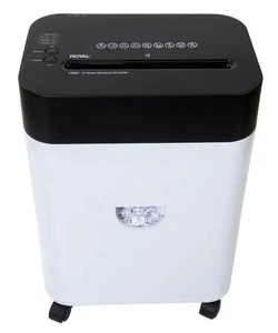 Trituradora de papel microcortada Royal Shredder, 14 hojas, negro/blanco - Imagen 1 de 2