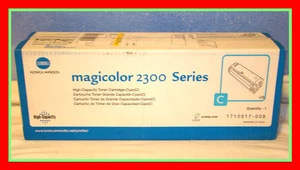 NEW GENUINE Konica Minolta Magicolor 2300 CAP 1710517-008 Toner Cartridge C CYAN - Picture 1 of 1