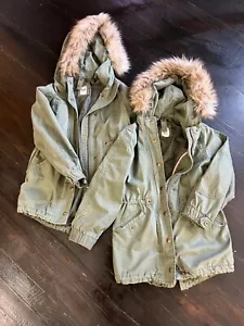 Gap Kids Girls Jacket Faux Fur - Picture 1 of 3