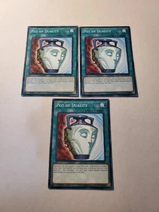 Yugioh - Pot of Duality YS17-EN028 LP/NM 1st ed Common x3 - Picture 1 of 1