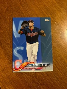 Michael Brantley 2018 Topps Series Two Blue #401 Cleveland Indians /50 - Picture 1 of 2