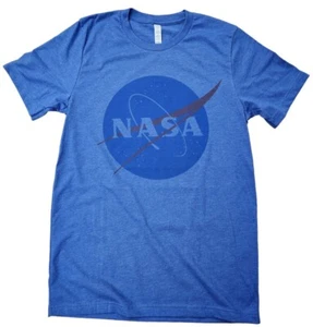 Space Nasa Logo Retro Vintage Graphic Design T-shirt Soft Style - Picture 1 of 1