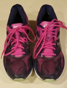 Asics Gel-Nimbus 19 Womens Pink Purple Athletic Running Shoes Size 11 T750N - Picture 1 of 7