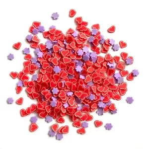 Amore Sprinkletz NK128 - Riempitivo shaker San Valentino - Bottoni artigianali a gazzeffe - Foto 1 di 3