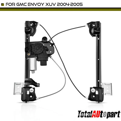 Power Window Regulator w/ 8-Pin Motor for GMC Envoy XUV 2004-2005 SUV Midgate - Image 1 of 4