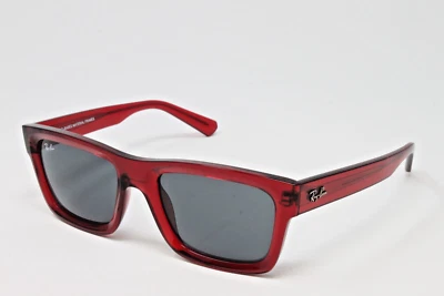 Gafas de sol Ray Ban Warren unisex de plástico transparente rojo 54 mm RB4396-667987 Foto 1 de 4