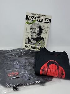 The Batman Film Pin, plecak, koszula i plakat DC Loot Crate Partia