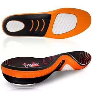 FEELLIFE Plantar Fasciitis Relief Shoe Insoles 1-Pair Arch Support Insoles Ru... - Picture 1 of 7