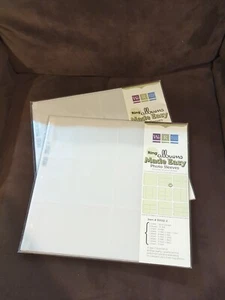 2 Pks We R Memory Keepers 3 Ring Photo Album Sleeves Archival, Scrapbook - Picture 1 of 5