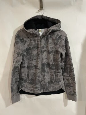 Sudadera con capucha Lole XS negra/gris con cremallera completa  Foto 1 de 4