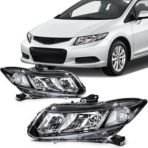 Headlight Assembly For 2012-2015 Honda Civic 4Dr Sedan/2Dr Coupe Left&Right - Picture 1 of 9