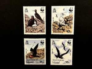 Ascension Island: 1990 Endangered Species, Frigate Birds, MNH set - Picture 1 of 1