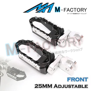 Fit Yamaha MT-09 Tracer 15-17 16 Billet Extended Front Rider Wide Foot Pegs - Picture 1 of 15
