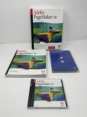 Adobe PageMaker 7.0 Plus for Macintosh Full Retail Version In Box - Image 1 of 4