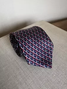 Stefano Ricci 100% Silk Necktie Made In Italy Geometric Lattice Pattern - Picture 1 of 5