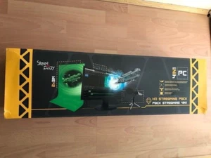 Steel Play 4 in 1 HD Streaming Pack Webcam Mic Tripod Background - Brand New - Picture 1 of 2