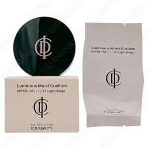 INCELLDERM ICD Beauty Luminous Moist Cushion & Refill SPF 50 2 Shade Korean - Picture 1 of 5