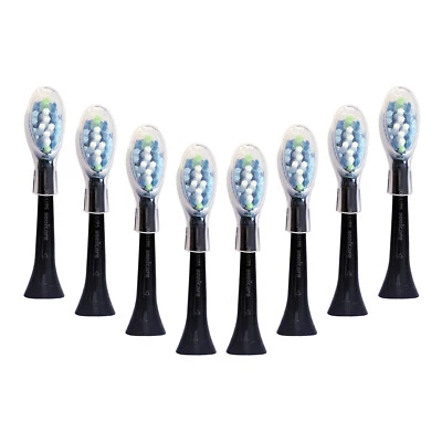 8 cabezales de cepillo de repuesto Philips DiamondClean AdaptiveClean | negro | sin caja Foto 1 de 2