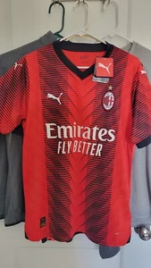 AC Milan 2023-24 Home Soccer Jersey Puma Men’s Medium Replica New  - Picture 1 of 3
