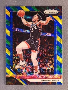 2018-19 Panini Prizm Choice #63 OG Anunoby Yellow Blue Green Prizm SSP - Picture 1 of 2