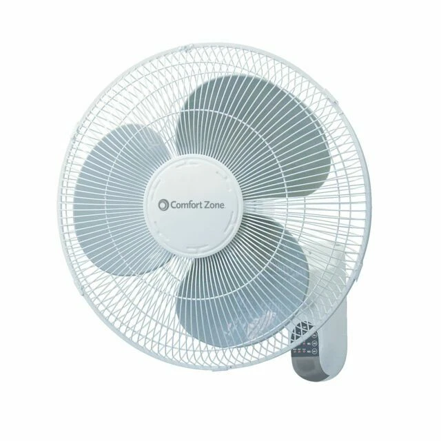 comfort zone CZ16WR 16 inch Wall Mount Fan - White
