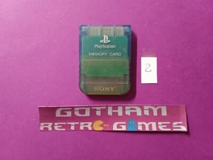 Memory Card Tarjeta de Memoria transparente original Ps1 Play Station leer 2 - Imagen 1 de 2