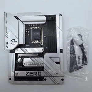 MSI Z790 Project Zero Motherboard (LGA 1700, DDR5, USB 3.2 Gen2, Wi-Fi 7, ATX) - Picture 1 of 7