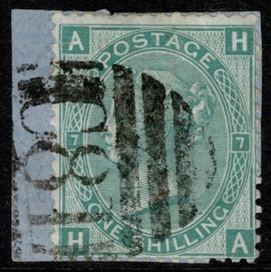 1876 GB Used Abroad Bahia Fine Strike 'C81' 1/- Green SG117/Z18 Pl 7 HA VFU - Picture 1 of 1