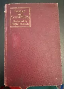 Sense and Sensibility. Jane Austen. Early Edition 1909. H Thomson illustrations - Picture 1 of 10
