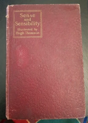 Sense and Sensibility. Jane Austen. Early Edition 1909. H Thomson illustrations - Image 1 of 4