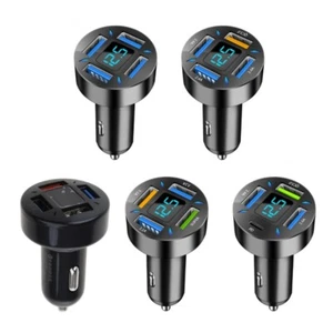 Super-Fast Charger USB Four Port Car Adapter 66W Universal Tablet Laptop Durable - Zdjęcie 1 z 24
