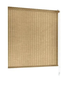 Raffrollo 40x150 cm in Natur Systemaufhängung Blickdicht Polyester Fensterdekora - Bild 1 von 2