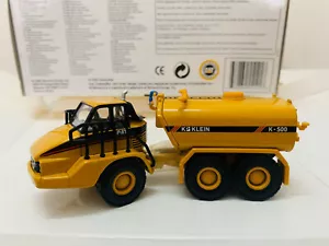 Norscot Cat 730 Articulated Truck With Klein Water Tank 1:87 DieCast Model 55141 - Picture 1 of 7