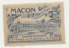 France Macon 1920 Championnats De France Et D'europe Al'aviron Rowing Mnh