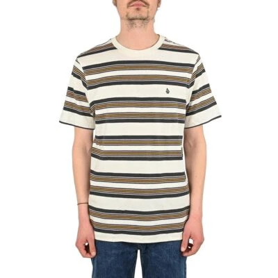 T-Shirt Volcom Parotic Crew S/S - Bianco Off - Immagine 1 di 4