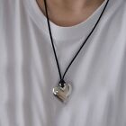 Love Heart Pendant Necklace Adjustable Collarbone Chain Elegant Clavicle Chains