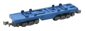 Rokuhan Z gauge Z Shorty Container Freight Car Blue SA006-1 Model Railroad Train - Picture 1 of 2